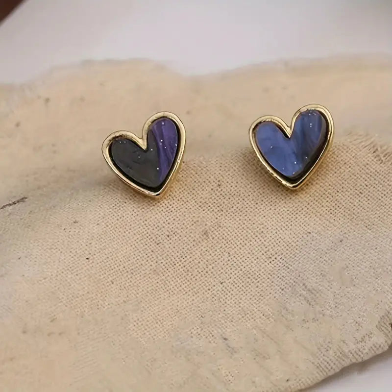 Mini Delicate Heart Shaped Stud Earrings